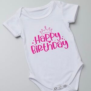 Happy birthday Baby Onesie – Cute Baby Onesie NWT made to order baby shower gift